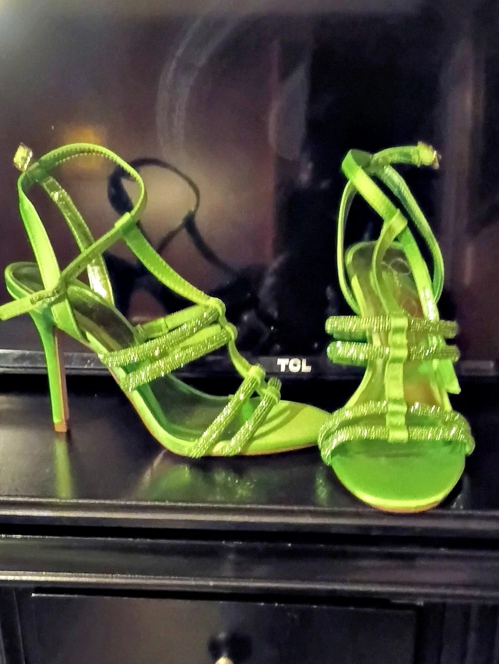 Jessica Simpson Jaycin Sandal Green Strappy Heels